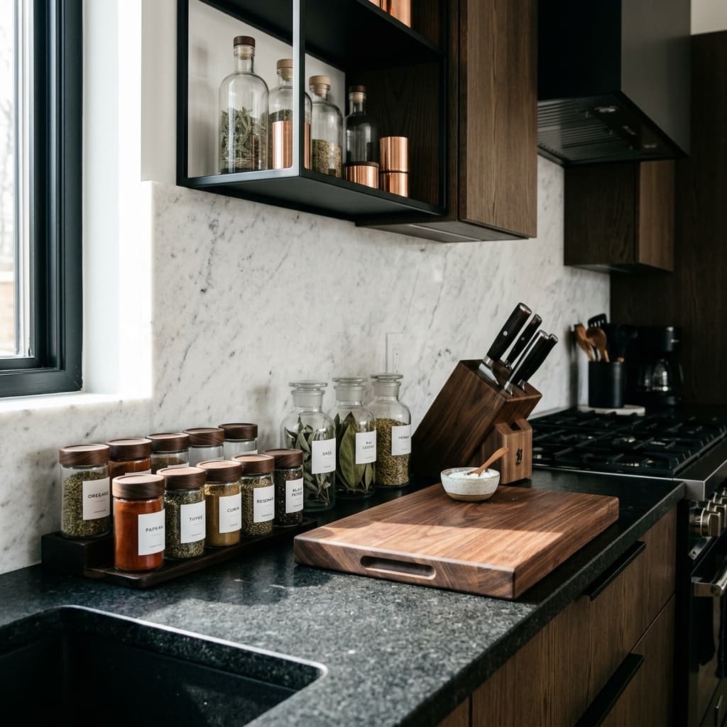 5 Astuces pour organiser votre cuisine minimaliste