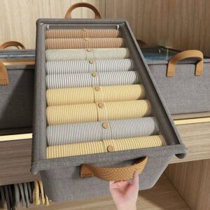 Organisateur de Rangement Multifonctionnel avec Couvercle – Stockage Pratique pour Vêtements et Accessoires